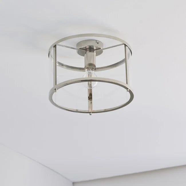 Hopton 1lt 10w Nickle factory second - Golden Aura Lighting Ltd