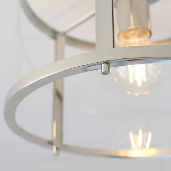 Hopton 1lt 10w Nickle factory second - Golden Aura Lighting Ltd
