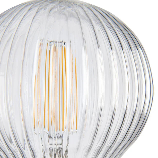 Ribb E27 Globe 125mm - Golden Aura Lighting Ltd