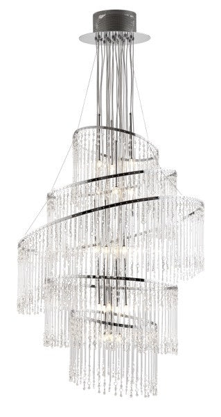 Camille 24lt pendant 10W - chrome plate - Factory Second - Golden Aura Lighting Ltd