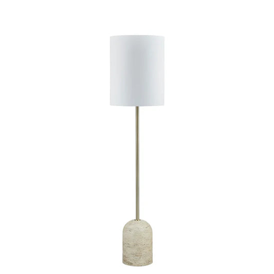 Forty West Designs Finley Contemporary Marble Floor Lamp - Golden Aura Lighting Ltd