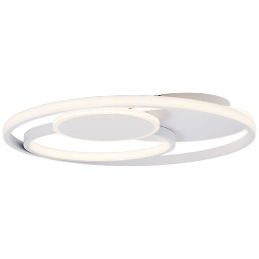 Runda LED 50W  5200lm  CCT  Wall & Ceiling Lights Matt White - Golden Aura Lighting Ltd