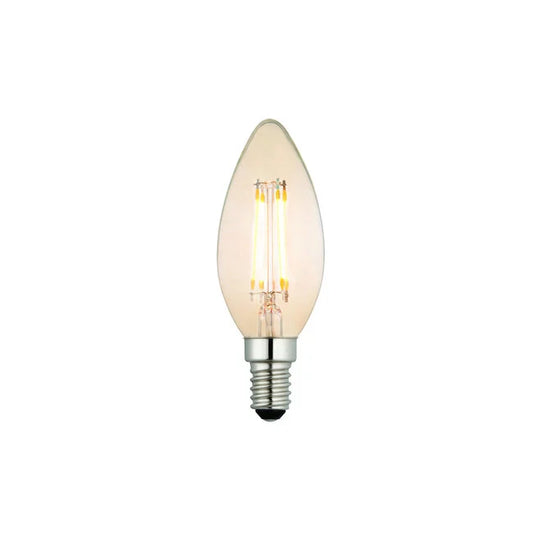 E14 LED filament candle - Golden Aura Lighting Ltd