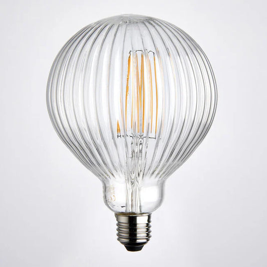 Ribb E27 Globe 125mm - Golden Aura Lighting Ltd