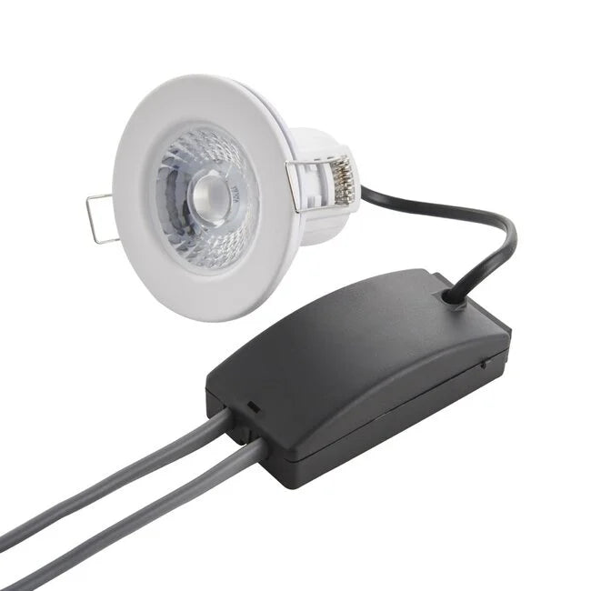 Shieldeco 500 IP65 4W Cool White Recessed - Matt White - Golden Aura Lighting Ltd